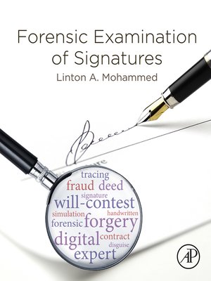 cover image of Forensic Examination of Signatures